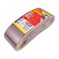 Sanding Belt 75 X 533mm 100grit 10/pack