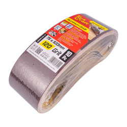Sanding Belt 75 X 533mm 120grit 10/pack