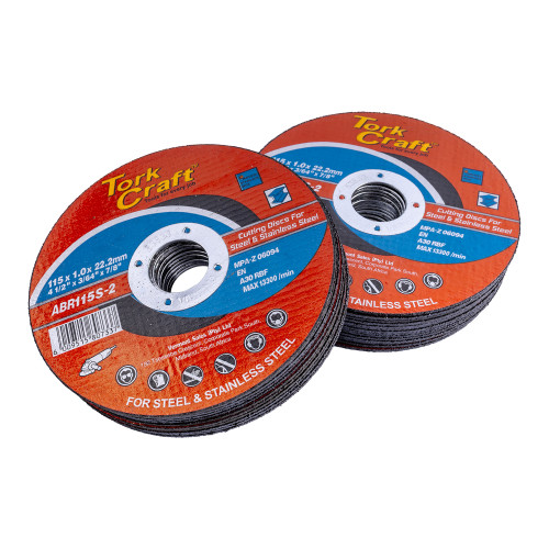 CUTTING DISC STEEL & SS 115 X 1.0 X 22.2 MM 25 PACK CUTTING DISC STEEL & SS 115 X 1.0 X 22.2 MM 25 PACK