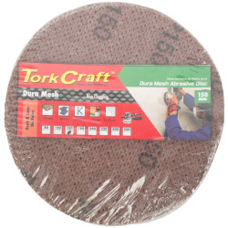 DURA MESH ABR.DISC 150MM HOOK AND LOOP 150GRIT 3PC FOR SANDER POLISHER