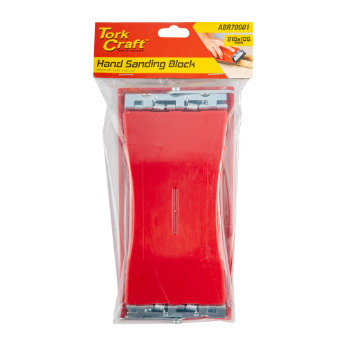 Sanding Block 210 X 105 For Hand Use Red