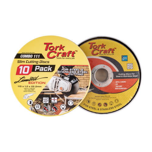 Cutting Disc Metal 115 X 1.0x 22.23 10pc Ltd Edition Tin