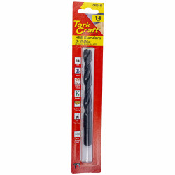 DRILL BIT HSS STANDARD 14.0MM REDUCED SHANK 1/CARD