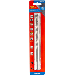 DRILL HSS 19.5MM 135DEG 1/CARD REDUCED SHANK INDUSTRIAL BIT