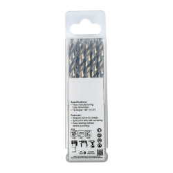 Precision-max Step . 4.0mm Hss Dril 10 Pack
