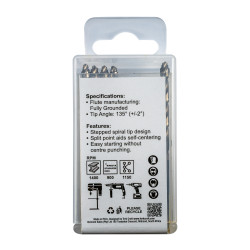 PRECISION-MAX STEP POINT 4.2MM HSS DRILL 10 PACK