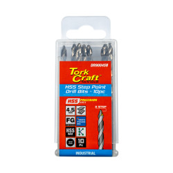 Precision-max Step . 4.5mm Hss Drill 10 Pack