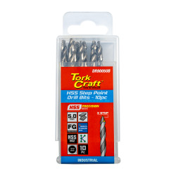 Precision-max Step . 5.0mm Hss Drill 10 Pack