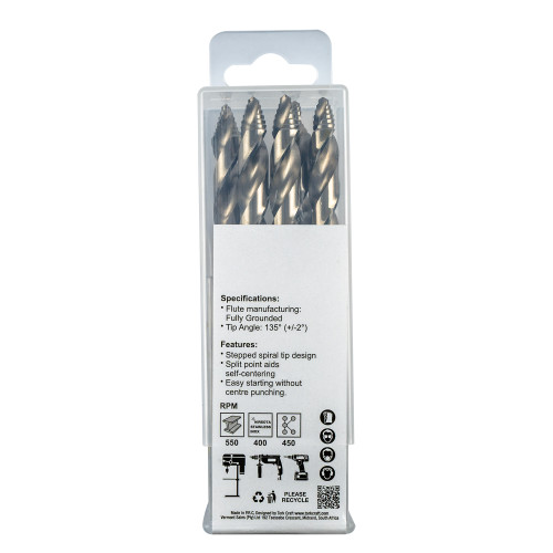 PRECISION-MAX STEP POINT 10.0MM HSS DRIL 10 PACK PRECISION-MAX STEP POINT 10.0MM HSS DRIL 10 PACK