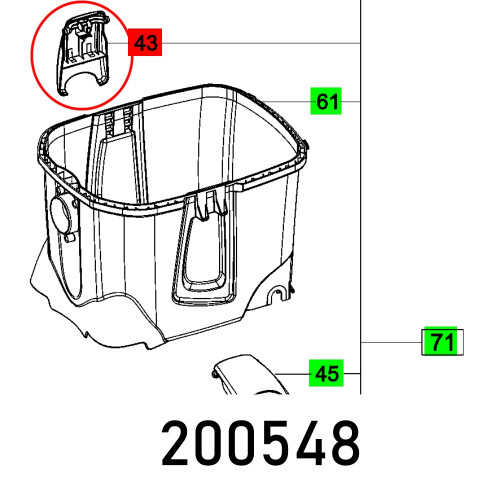 CLAMP VCP 320 RECHTS ET-BG CLAMP VCP 320 RECHTS ET-BG