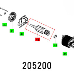 ARMATURE 230V CS 50 EB
