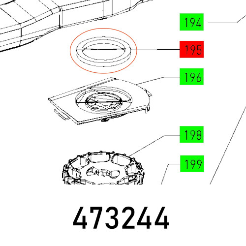 GASKET LHS 225 EQ GASKET LHS 225 EQ