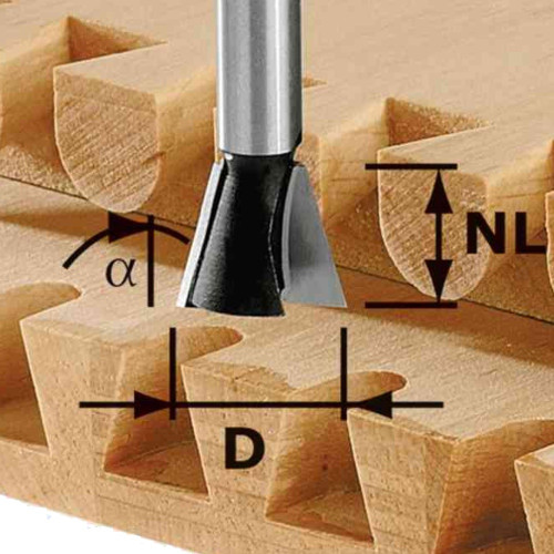 DOVETAIL CUTTER HW VS600 D20X26X8 Z2 RL DOVETAIL CUTTER HW VS600 D20X26X8 Z2 RL