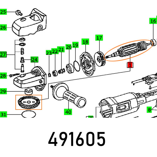 ARMATURE RAP 80.02 E 230V ET-BG ARMATURE RAP 80.02 E 230V ET-BG