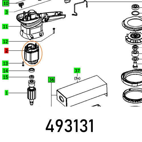 FIELD COIL ES 150-3-5 E ET-BG FIELD COIL ES 150-3-5 E ET-BG