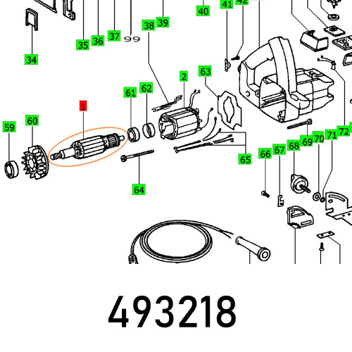 ARMATURE 230V AP 55 E 230V ET-BG ARMATURE 230V AP 55 E 230V ET-BG