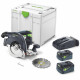 Festool Hkc 55 5,0 Ebi-plus-sca Cordless Circular Saw - Sca 16 Rapid Charger
