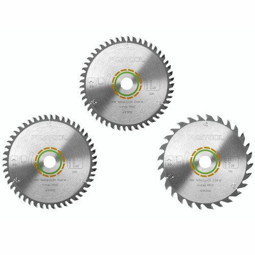 SAW BLADE SET KSB-SORT-3 W 160X2.2