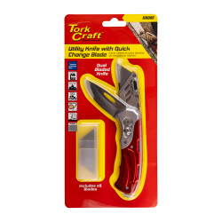 Knife Utility S/steel Blades Foldable With 5 Spare Blades