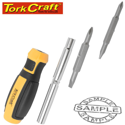 6 IN 1 SCREWDRIVER & 5MT MEASURING TAPE
