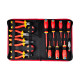 14PC S/DRIVER (PH/SL) & HAND TOOLS SET ELECTRICIANS INSULATED VDE 14PC S/DRIVER (PH/SL) & HAND TOOLS SET ELECTRICIANS INSULATED VDE