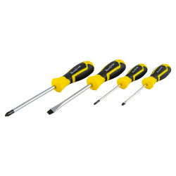 4pc Screwdriver Set ( Ph2x100mm Ph0x75mm Sl3x75mm 6x100mm)
