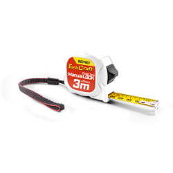 MEASURING TAPE MANUAL LOCK 3M X 16MM PLASTIC CASING