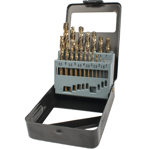 DRILL BIT SET COBALT 19PCE 1- 10MM DRILL BIT SET COBALT 19PCE 1- 10MM