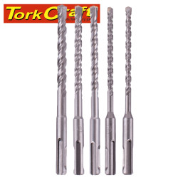 Sds 160mm Drill Bit Set 5pc 2 X6mm, 2 X 8mm, 1x10mm