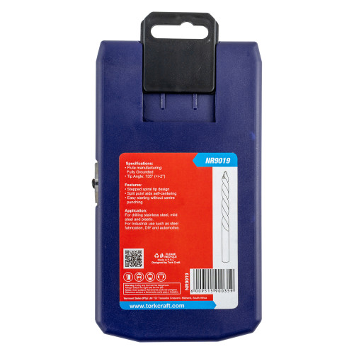 PRECISION-MAX STEP POINT 19PCE DRILL SET 1-10MM X 0.5MM PRECISION-MAX STEP POINT 19PCE DRILL SET 1-10MM X 0.5MM