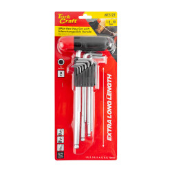 9pc Ball . Allen Key Set With Interchangeable Handle