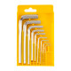 9pc Hex Key Set 1.5-10mm Cr-v In Plastic Case