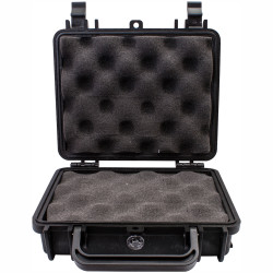 HARD CASE 190X170X60MM OD WITH FOAM BLACK WATER & DUST PROOF(171305)