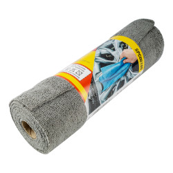 MICROFIBRE CLOTH BLUE 300MM X 300MM 20PC ROLL TEAR-OFF 180GSM