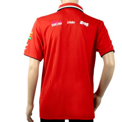 Vermont Mens Golf Shirt Red Small