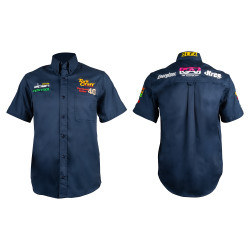 Vermont Mens Cotton Shirt Navy Blue Xl