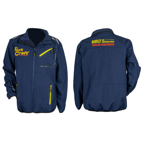 Unisex Soft Shell Jacket Blue - Large