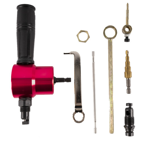 NIBBLER ATTACH. SET 3-IN-1 FOR DRILL MACHINES NIBBLER ATTACH. SET 3-IN-1 FOR DRILL MACHINES
