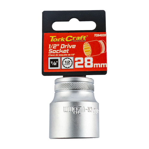 Socket 28mm X 41.8mm 1/2" Drive Crv 12 Point