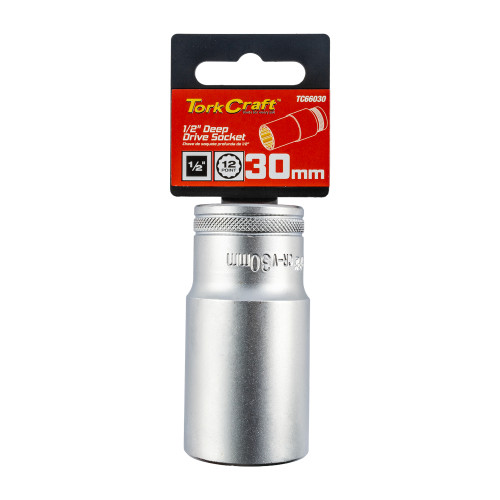 Socket 30mm 1/2" Dr Deep Socket Crv 12 Point