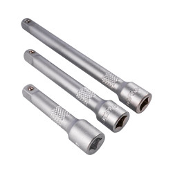 EXTENTION BAR 3PC SET 1/4' 50/75/100MM 