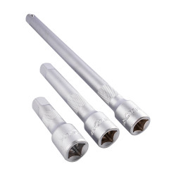 EXTENTION BAR 3PC SET 1/2” 75/125/250MM SOCKET