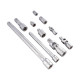 10PC ADAPTOR & EXTENTION SET 1/2', 1/4', 3/8'