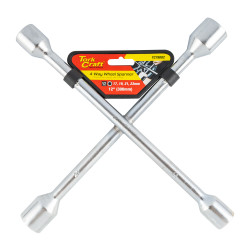 Wheel Spanner 4 Way 17/19/21/23mm 12" (300mm)