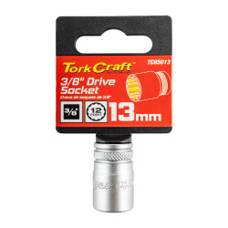 Socket 3/8"dr 13mm 12pt Crv