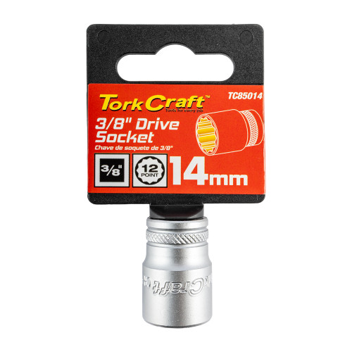Socket 3/8"dr 14mm 12pt Crv