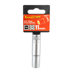 Deep Socket 3/8"dr 11mm 12pt Crv