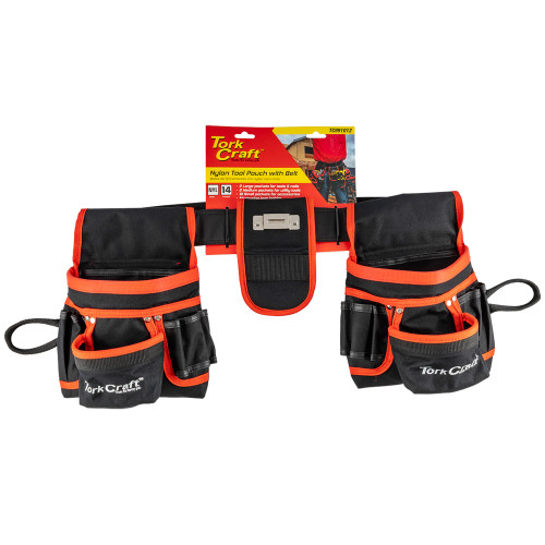 Tool Pouch Nylon With Belt 14 Pocket + Loops