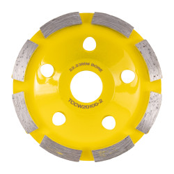 Dia. Cup Wheel 100mm X 22.23mm Single Row Cold Pressed Economy