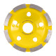 Dia. Cup Wheel 100mm X 22.23mm Single Row Cold Pressed Economy
